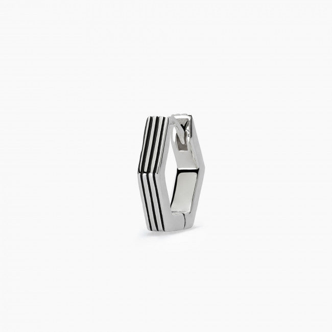 Monorecchini Uomo Mabina Sfacciato 563624 Argento