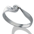 Solitario Gemoro Oro 18kt con Diamante Ct.0,07