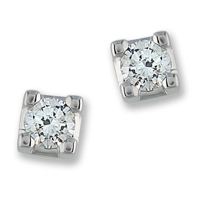 Orecchini Gemoro Argento 925 e Diamanti Naturali
