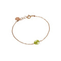 Bracciale Rosso Prezioso Argento 925 Semino D'amore Lime Gold