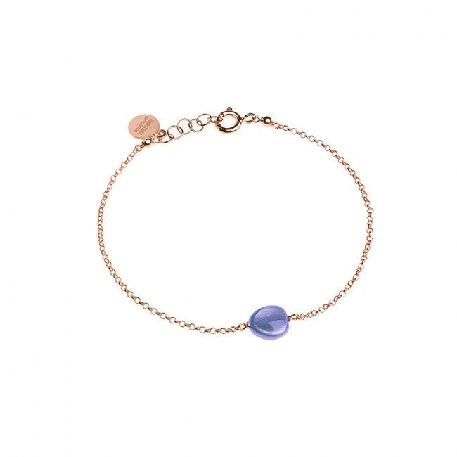 Bracciale Rosso Prezioso Argento 925 Semino D'amore Iris