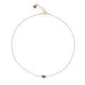 Girocollo Rosso Prezioso Argento 925 Semino D'amore Glam Blue