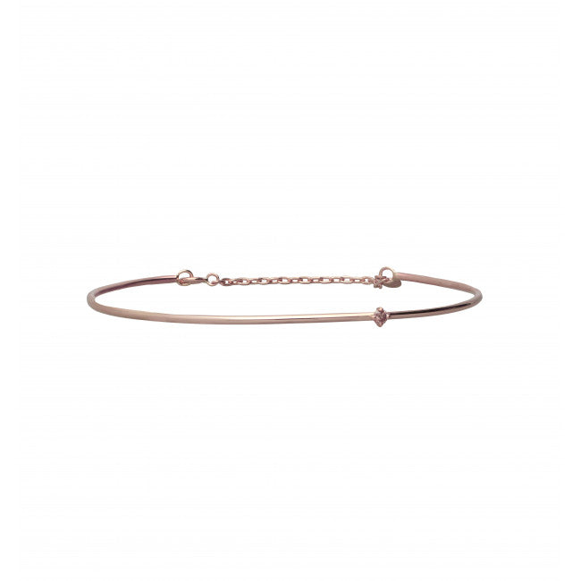 Bracciale Oro 9kt e Diamante Brown Cupido