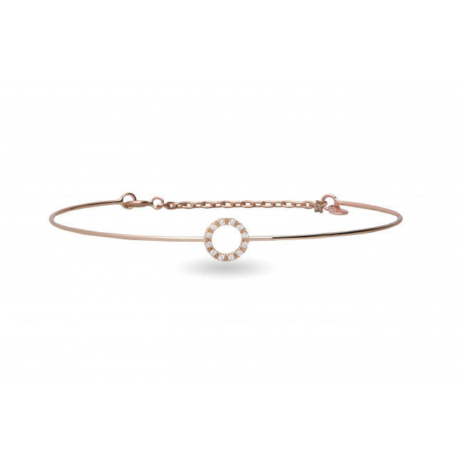 Bracciale Oro 9kt e Diamanti Bianchi Cupido