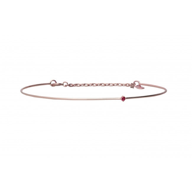 Bracciale Oro 9kt e Rubino Cupido
