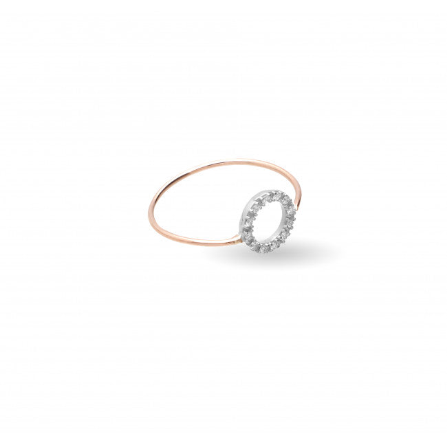 Anello Oro 9kt e Diamanti Cupido