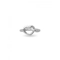 Anello Argento 925 Nodo D'amore Cupido