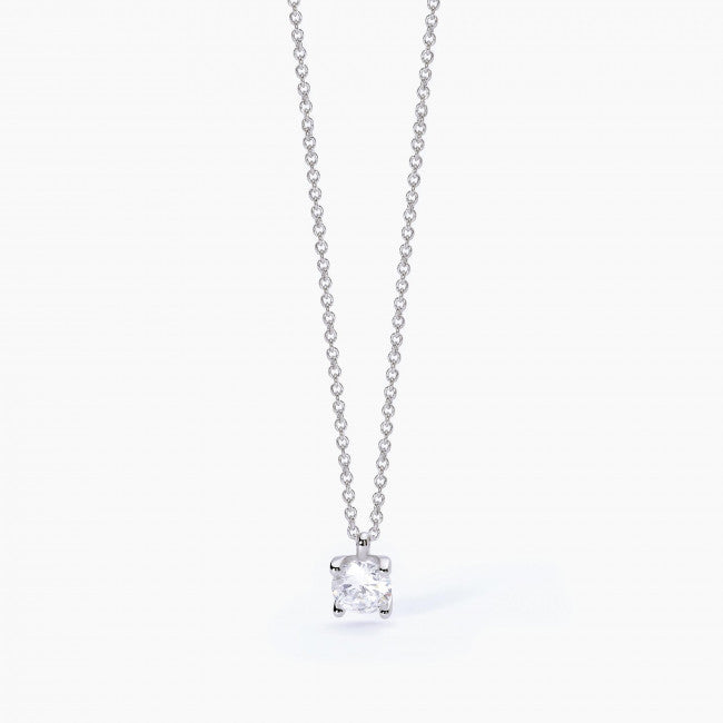 Collana Mabina Argento Shiny