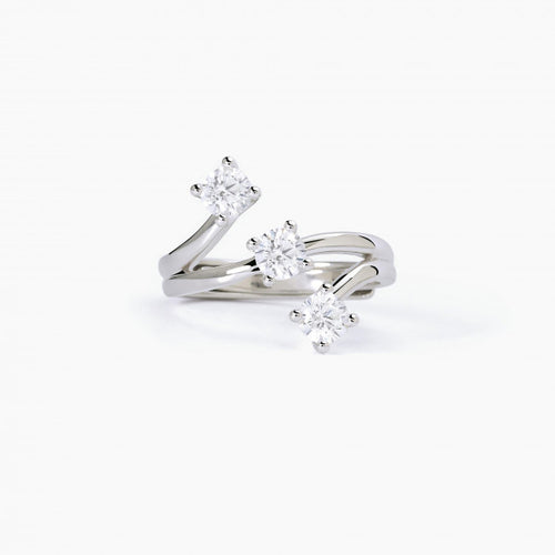 Anello Mabina Trilogy Argento