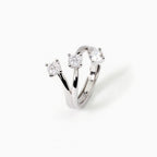 Anello Mabina Trilogy Argento