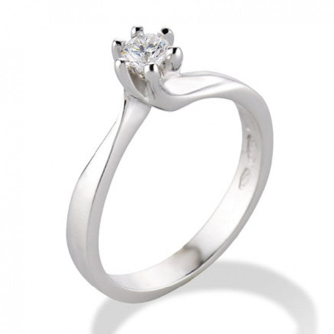 Anello Gemoro Oro 18kt Gr. 3,70 Diamanti Ct. 0,18
