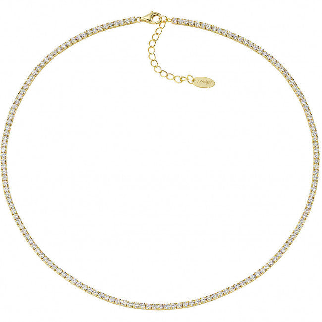 Girocollo Argento Amen Tennis Mania