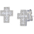 Orecchini Argento Croci Amen