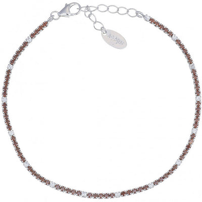 Bracciale Argento Tennis Mania Amen