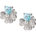 Orecchini Argento Quadricuore Amen