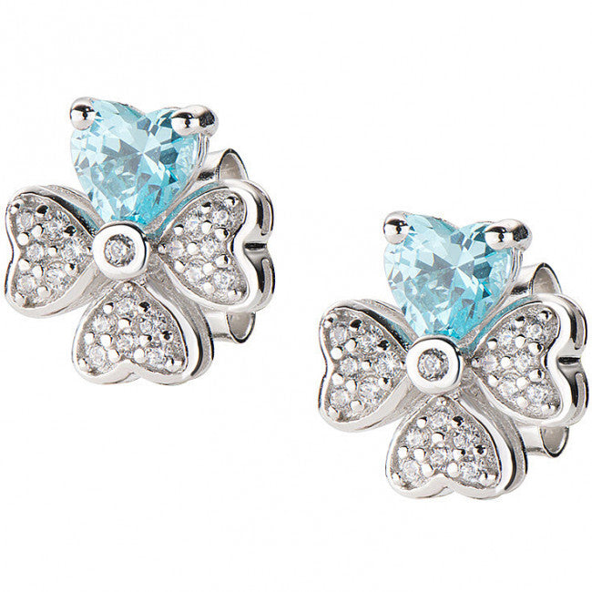 Orecchini Argento Quadricuore Amen