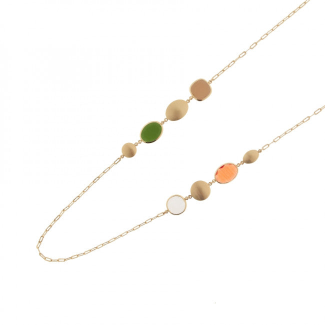Collana Aquaforte Coriandoli Veneziani Argento