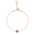 Bracciale Rosso Prezioso Argento 925 Semino D'amore Sparkling Red Dreams