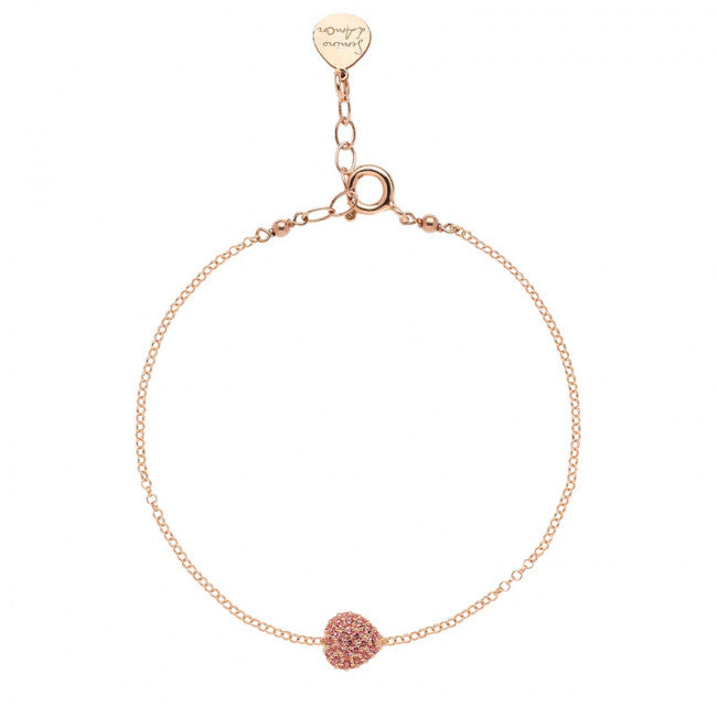 Bracciale Rosso Prezioso Argento 925 Semino D'amore Sparkling Red Dreams