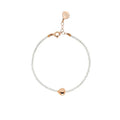 Bracciale Rosso Prezioso Argento 925 Semino D'amore Elements Neve