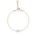 Bracciale Rosso Prezioso Argento 925 Semino D'amore Cotton White
