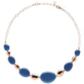 Girocollo Rosso Prezioso Argento 925 Kama Blue London
