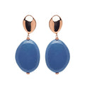 Orecchini Rosso Prezioso Argento 925 Loira Blue London