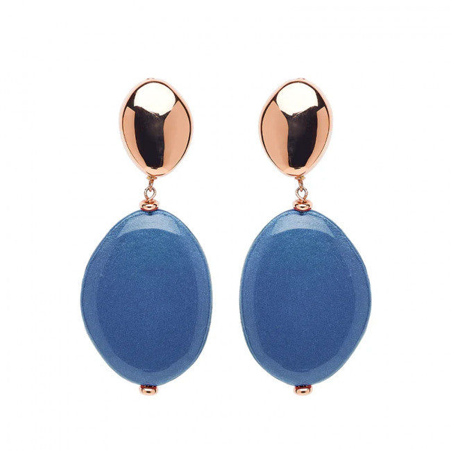 Orecchini Rosso Prezioso Argento 925 Loira Blue London