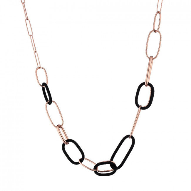 Girocollo Marcello Pane Rubber Argento 925