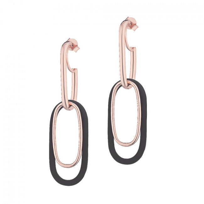 Orecchini Marcello Pane Rubber Argento 925
