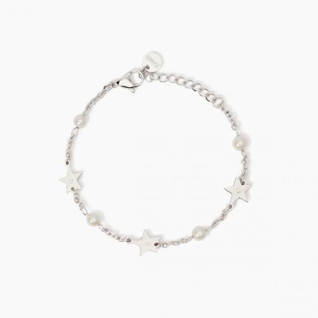 Bracciale 2jewels Acciaio Cristalli Perle
