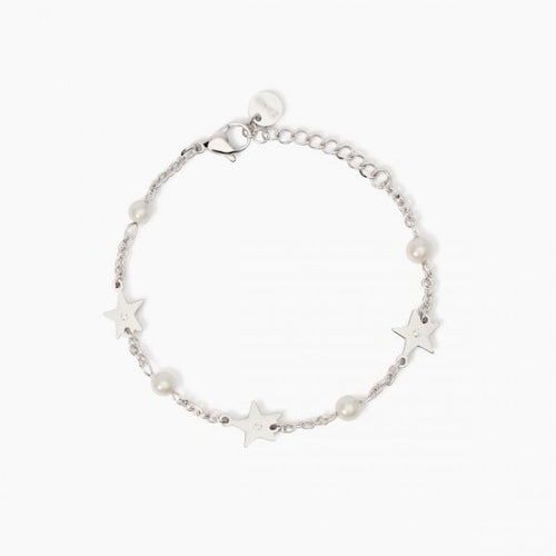 Bracciale 2jewels Acciaio Cristalli Perle