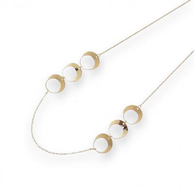 Collana Aquaforte Lune Argento