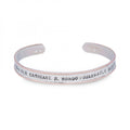 Bracciale in Argento 925 Numeri e Parole
