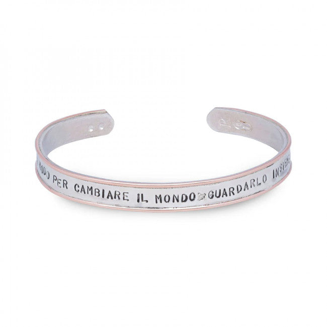 Bracciale in Argento 925 Numeri e Parole