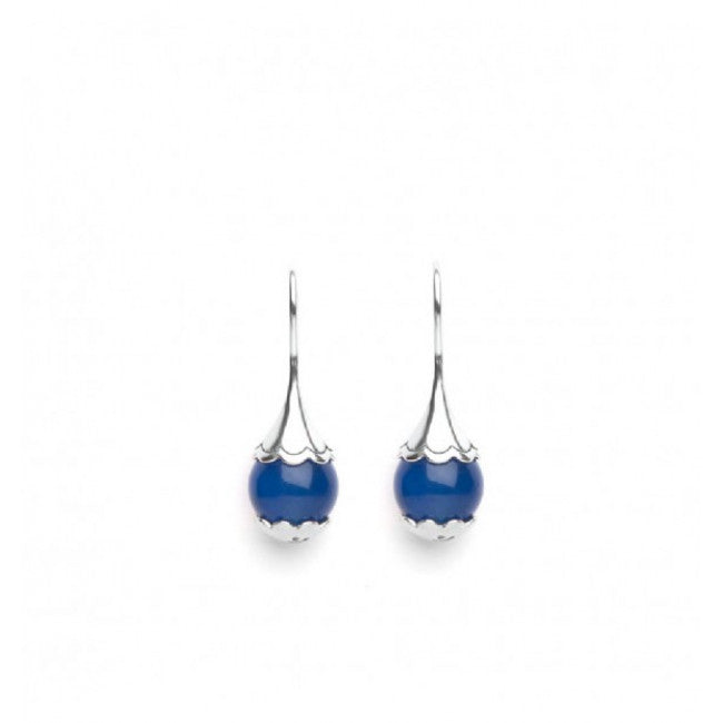 Orecchini Tamashii Ear-drops Agata Blu