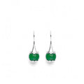Orecchini Tamashii Ear-drops Agata Verde