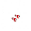Orecchini Tamashii Sphere Agata Rosso Passione