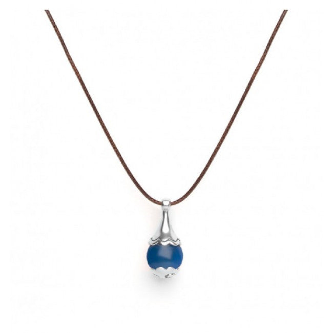 Collana Tamashii Ear Drops Agata Blu
