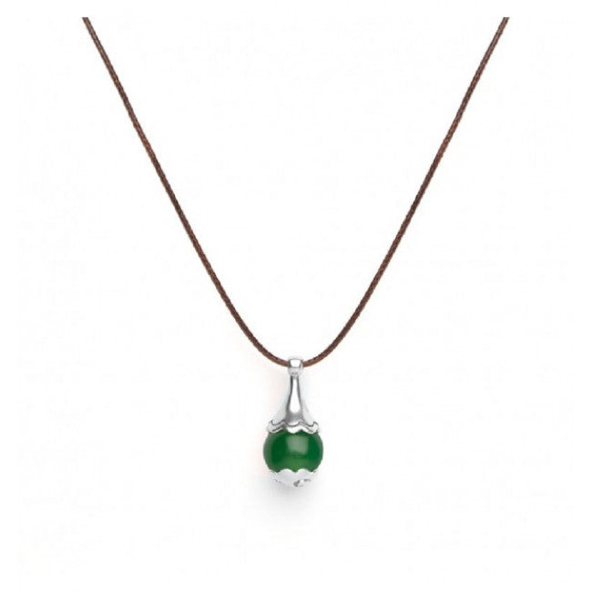 Collana Tamashii Ear Drops Agata Verde