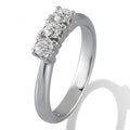 Anello Gemoro Trilogy Oro 18kt Gr. 2,55 Diamanti Ct. 0,10
