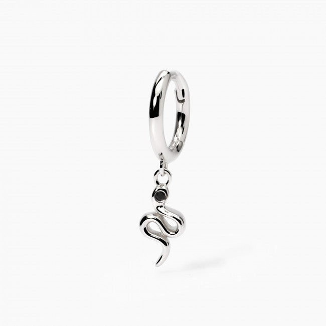 Monorecchini Uomo Mabina Snake 563758 Argento