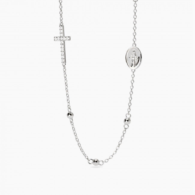 Collana Mabina Argento Rosario