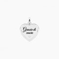 Kidult By You Charm Acciaio Love Grazie di Cuore