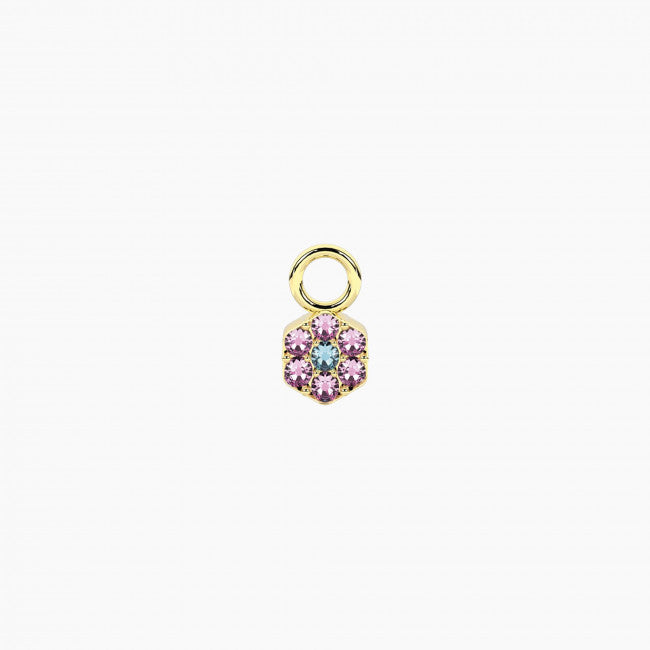 Kidult By You Charm Acciaio per Orecchini Symbols Flower