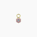 Kidult By You Charm Acciaio per Orecchini Symbols Flower