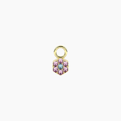 Kidult By You Charm Acciaio per Orecchini Symbols Flower