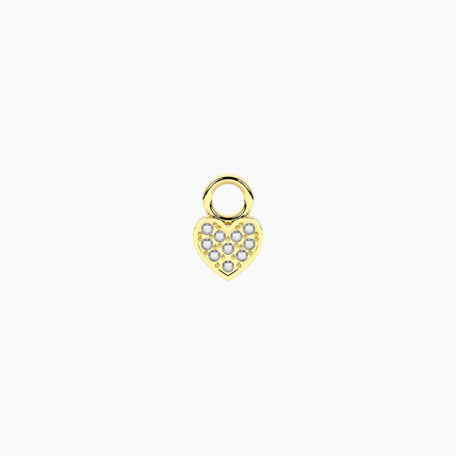 Kidult By You Charm Acciaio per Orecchini Symbols Cuore