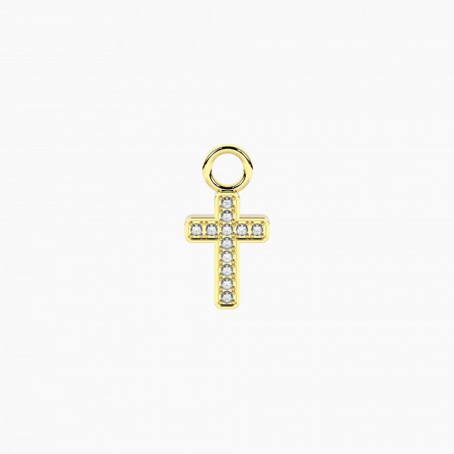 Kidult By You Charm Acciaio per Orecchini Symbols Croce