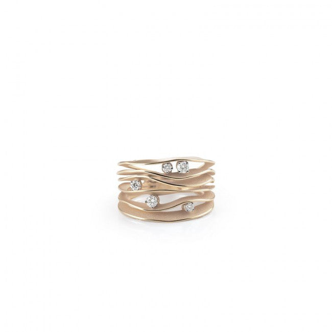 Anello Annamaria Cammilli Collezione Dune Oro Natural Beige